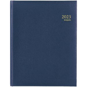 Brepols Agenda 2023 • CONCORDE • LIMA • 21 x 27 cm • Blauw • 1w/2p