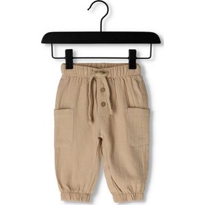 Quincy Mae Luca Pant Broeken Unisex - Beige - Maat 68/80