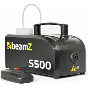 Lichtgewicht Rookmachine met Afstandsbediening - BeamZ S500 - 500 W - Snel Opgewarmd - 400 ml Vloeistoftank
