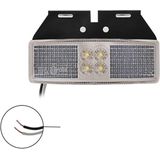 Pro Plus Markeringslamp - Contourverlichting met Houder - 110 x 40 mm - 12 en 24 Volt - LED - Wit - blister