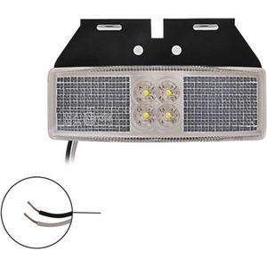 Pro Plus Markeringslamp - Contourverlichting met Houder - 110 x 40 mm - 12 en 24 Volt - LED - Wit - blister