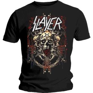 Slayer - Demonic Admat heren unisex T-shirt zwart - XL