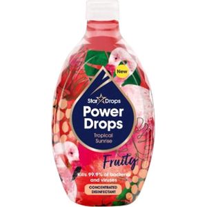 The Pink Stuff - Miracle Power Drops - Geconcentreerd schoonmaak middel en krachtige desinfectant - Fruity Tropical Sunrise