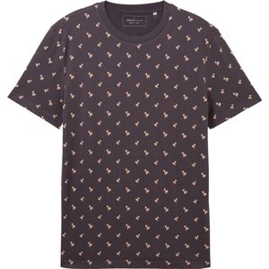 Tom Tailor T-shirt T Shirt Met Print 1042069xx12 35506 Mannen Maat - XL