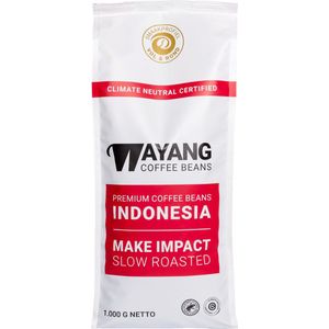 Wayang coffee beans - Vol & Rond - 8 x 1.000 gram