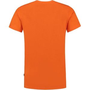 Tricorp T-shirt V Hals Slim Fit 101005 Oranje  - Maat L