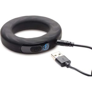 XR Brands - Vibrating and E-Stim Silicone Cockring + Remote Control