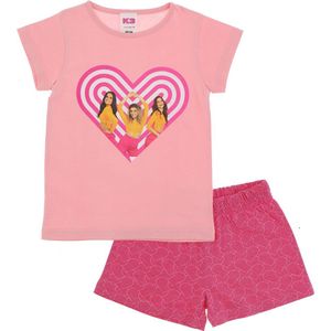 K3 Short Pyjama - Shortama - HART - Roze. Maat 110/116 cm - 5/6 jaar.