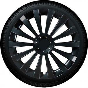 Tip-it - Wieldoppen 16 inch - 4 stuks - Kliksysteem - Zwart