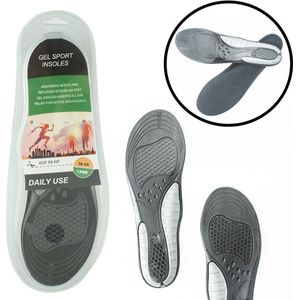 Inlegzolen - Sport Daily Use - Gel Inlegzooltjes - Indoor & Outdoor Sport - Schoenen zooltjes - 36tm40 - Heren - Dames