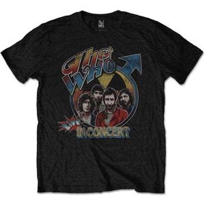 The Who - Live In Concert Heren T-shirt - XL - Zwart