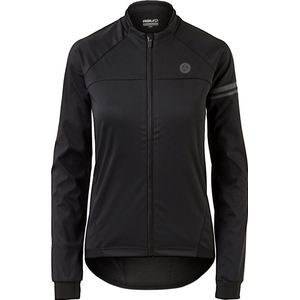 AGU Winter Thermo Fietsjack Essential Dames - Zwart - XS - Winddicht - Waterafstotend - Ademende rug