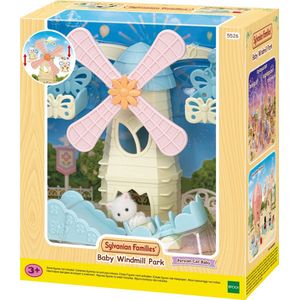 Sylvanian Families - 5526 Baby Molen - Speelset - Inclusief Windmolen en Baby Perzische Kat