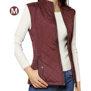 Bovista Bodywarmer - Waistcoat Met Ritssluiting - 4 Seizoenen - Outdoor - Voor Dames - Rood - Maat M