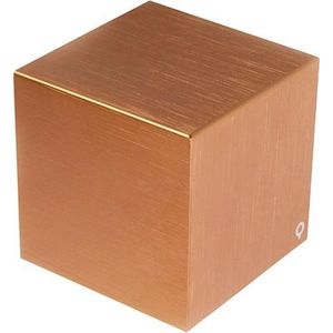 QAZQA cube - Design Wandlamp voor binnen - 1 lichts - D 135 mm - Koper - Woonkamer | Slaapkamer | Keuken
