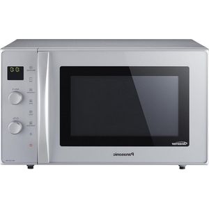 NN-CD575MEPG magnetron - 27 liter ovenruimte - hete lucht en grill - zilverachtig - Duitsland draaiplateau elektrisch