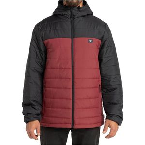 Billabong Surf Check Puff Jas Rood L Man