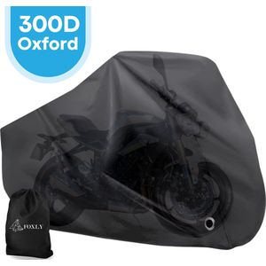 FOXLY® Motorhoes/Scooterhoes Universeel voor alle Motors/Scooters - Waterdicht 300D Oxford - Geschikt voor Windscherm - Incl. opbergzak