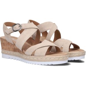 Gabor 832 Sandalen - Met Sleehak - Dames - Beige - Maat 35,5