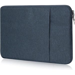 Hoes Geschikt voor Macbook air M2 hoes Sleeve Spatwater proof Navy - Mabook Air hoes 13.3 met handvat & ruimte voor accessoires - Hoes Geschikt voor Macbook Air 2022 hoes - Hoes Geschikt voor Macbook air M2 case