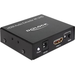 Premium HDMI naar stereo en 5.1 audio extractor - HDMI 1.4 (4K 30Hz) / zwart