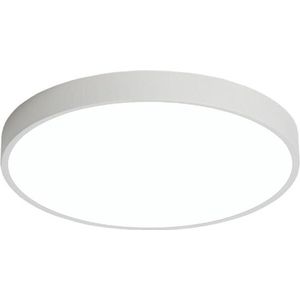 Plafondlamp rond - 40x40x6 cm - 24W - wit