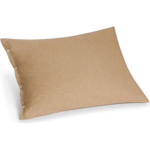 Yumeko kussensloop flanel honey chambray 50x60 - Biologisch & ecologisch - 1 stuk