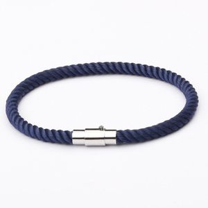 Kungu - Donkerblauw - Luxe rope armband voor heren en dames - Outdoor Milano line - Cadeau - Geschenk - Voor Man - Vrouw - Armbandje - Jewellery