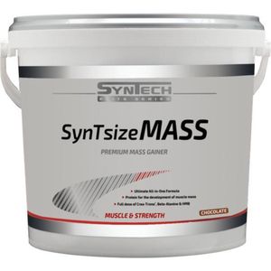 SynTsize Mass - Chocolate 4.6kg - Mass Gainer - Spiermassa - Kracht - Spiergroei