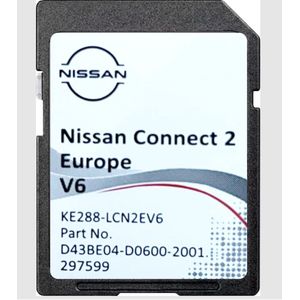 Nissan Connect 2 V6 Here Navigatie Kaartupdate 2022 - Europa + TR SD-kaart