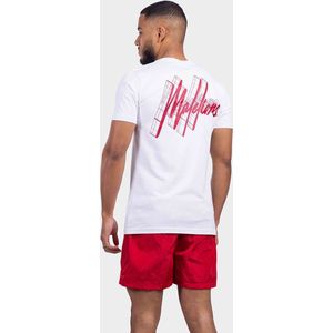 Malelions 3D Graphic T-Shirt Heren Wit - Maat: 4XL