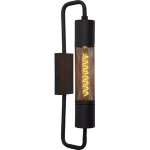 Lucide CALIXT - Wandlamp - 1xE27 - Zwart