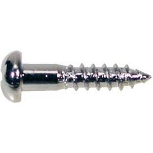screw, 2,1x10mm, 12pcs, dome head, nickel