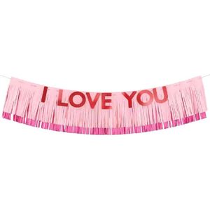 Partydeco - Banner I love you - 150 x 30 cm