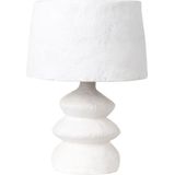 ARAPEY - Tafellamp - Wit - Papier-maché