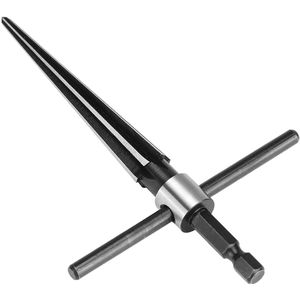 Alesatore manuale per foratura con impugnatura a esagono incassato a forma di T con manico a mano.