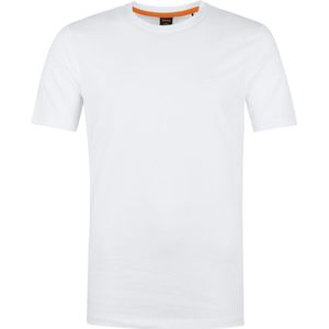 Hugo Boss - T-shirt Tales Responsible Wit - Heren - Maat 3XL - Regular-fit