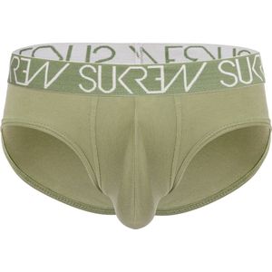 Sukrew Apex Slip Khaki - Maat XXL - Herenondergoed - Mannen Slip - Grote pouch