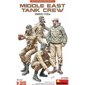 Miniart - Middle East Tank Crew 1960-70s - Min37061 - modelbouwsets, hobbybouwspeelgoed voor kinderen, modelverf en accessoires