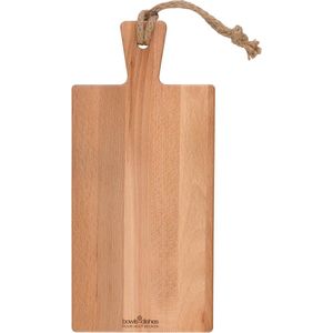 Bowls and Dishes | Puur Hout | Duurzaam | Beuken Borrelplank | Tapasplank | Serveerplank 39 x 20 x 2 cm