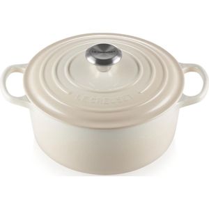 Le Creuset Braadpan Signature Meringue - ø 24 cm / 4.2 Liter