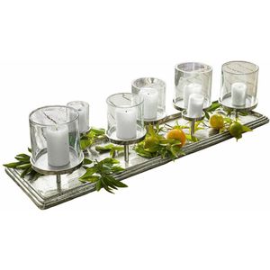 Kaarsenhouder - Glas - Transparant