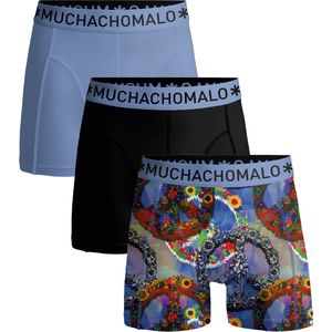 Muchachomalo Boys Boxershorts - 3 Pack - Maat 122/128 - 95% Katoen - Jongens Onderbroeken