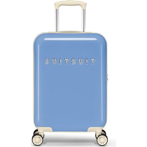 SUITSUIT Handbagage koffer 55x35x20 - Handbagage trolley - Lichtgewicht koffers - Fabulous Fifties koffer Blauw