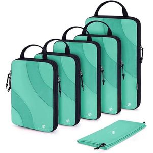 Equivera Backpack Organizer - Packing Cubes - Koffer Organizer Set - Voor Koffers en Tasssen - Bagage en Backpack