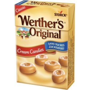 Werther Original suikervrije snoepjes- 10x 42 gram