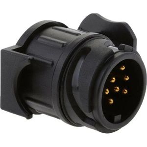 WiseGoods Premium 7 Naar 13 Pin Adapter - Trekhaak Stekker Waterdicht - Caravan Stekkers - Adapters Vrachtwagen - Elektra Plug