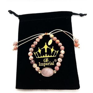 GS Imperial® Dames Armband | Natuursteen Armband Vrouwen Met Approx Kralen