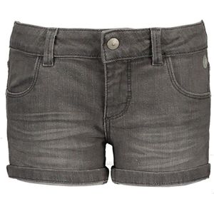 Moodstreet Meisjes broeken Moodstreet MT stretch denim short L.Grey Denim 104