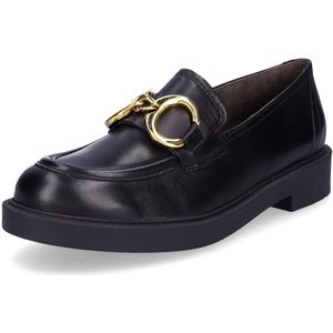 Paul Green dames leren slip-on schoenen zwart 7